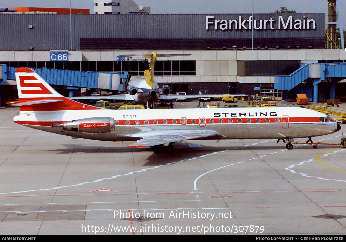 Aircraft Photo of OY-STF | Sud SE-210 Caravelle 10B3 Super B | Sterling Airways | AirHistory.net #307879