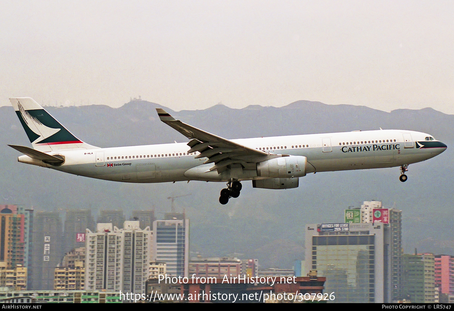 Aircraft Photo of B-HLA | Airbus A330-342 | Cathay Pacific Airways | AirHistory.net #307926