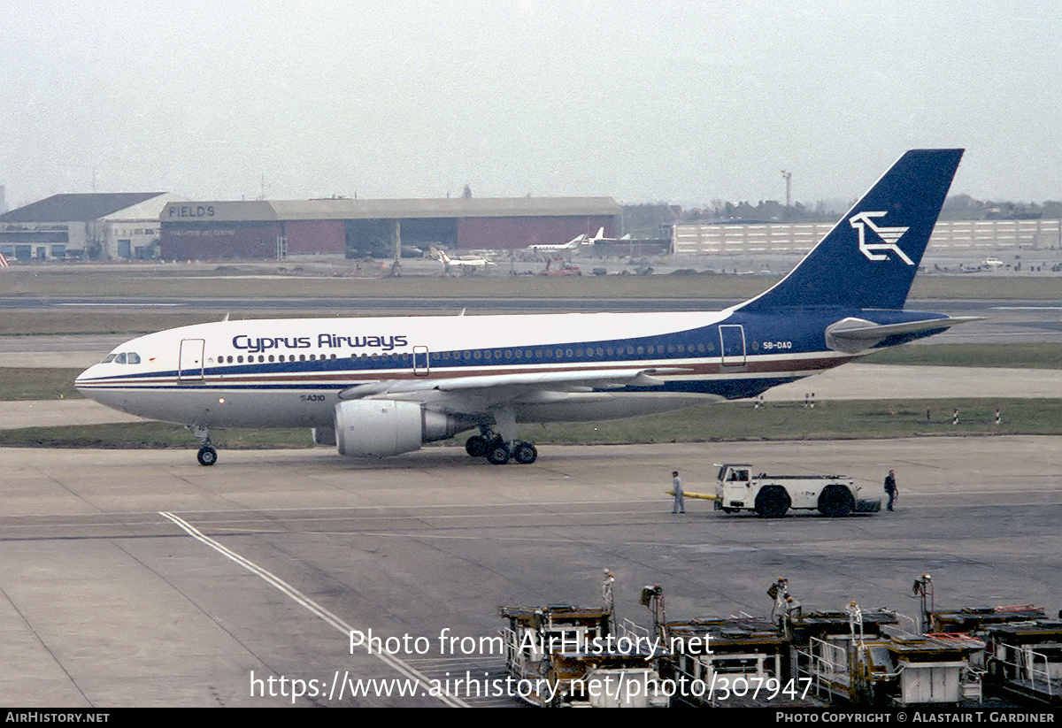 Aircraft Photo of 5B-DAQ | Airbus A310-203 | Cyprus Airways | AirHistory.net #307947