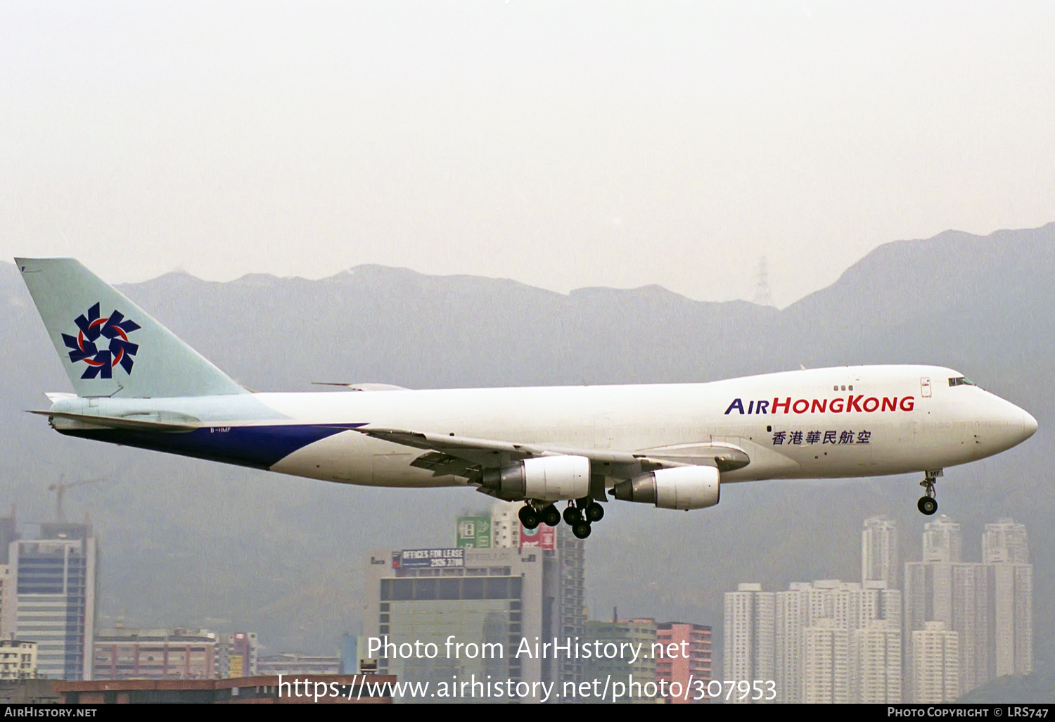 Aircraft Photo of B-HMF | Boeing 747-2L5B(SF) | Air Hong Kong | AirHistory.net #307953