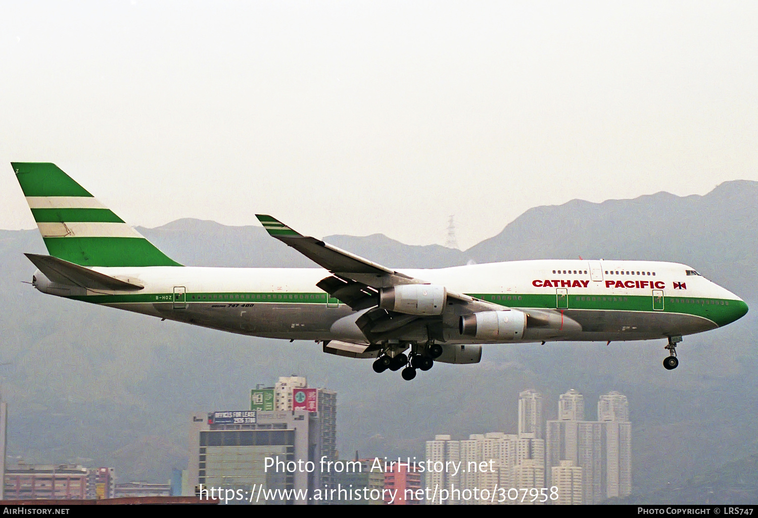 Aircraft Photo Of B-HOZ | Boeing 747-467 | Cathay Pacific Airways ...