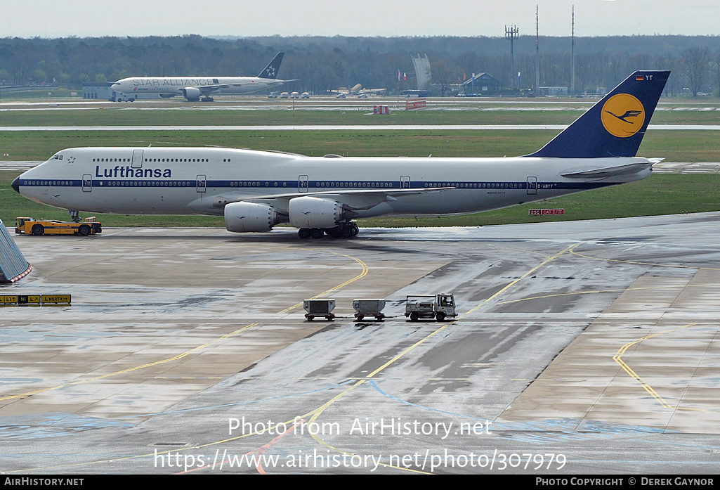 Aircraft Photo of D-ABYT | Boeing 747-830 | Lufthansa | AirHistory.net #307979