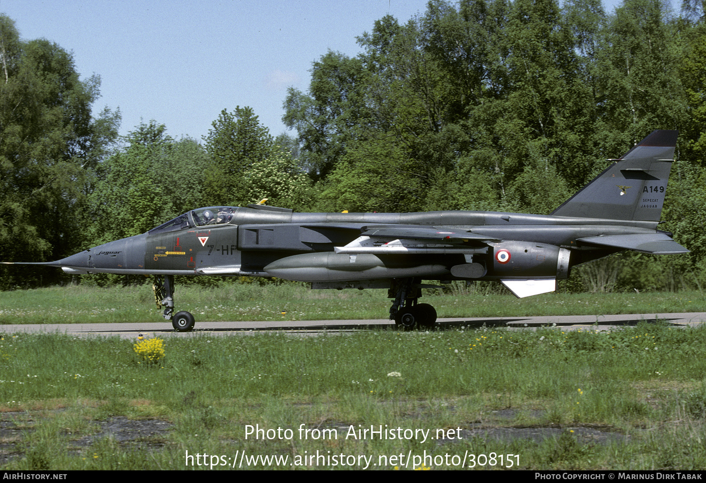 Aircraft Photo of A149 | Sepecat Jaguar A | France - Air Force | AirHistory.net #308151