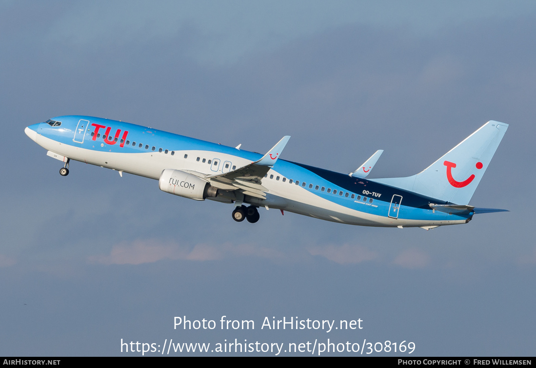 Aircraft Photo of OO-TUV | Boeing 737-86J | TUI | AirHistory.net #308169