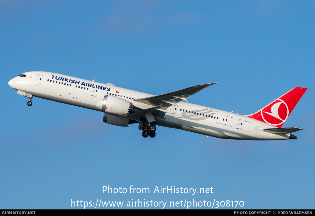 Aircraft Photo of TC-LLD | Boeing 787-9 Dreamliner | Turkish Airlines | AirHistory.net #308170