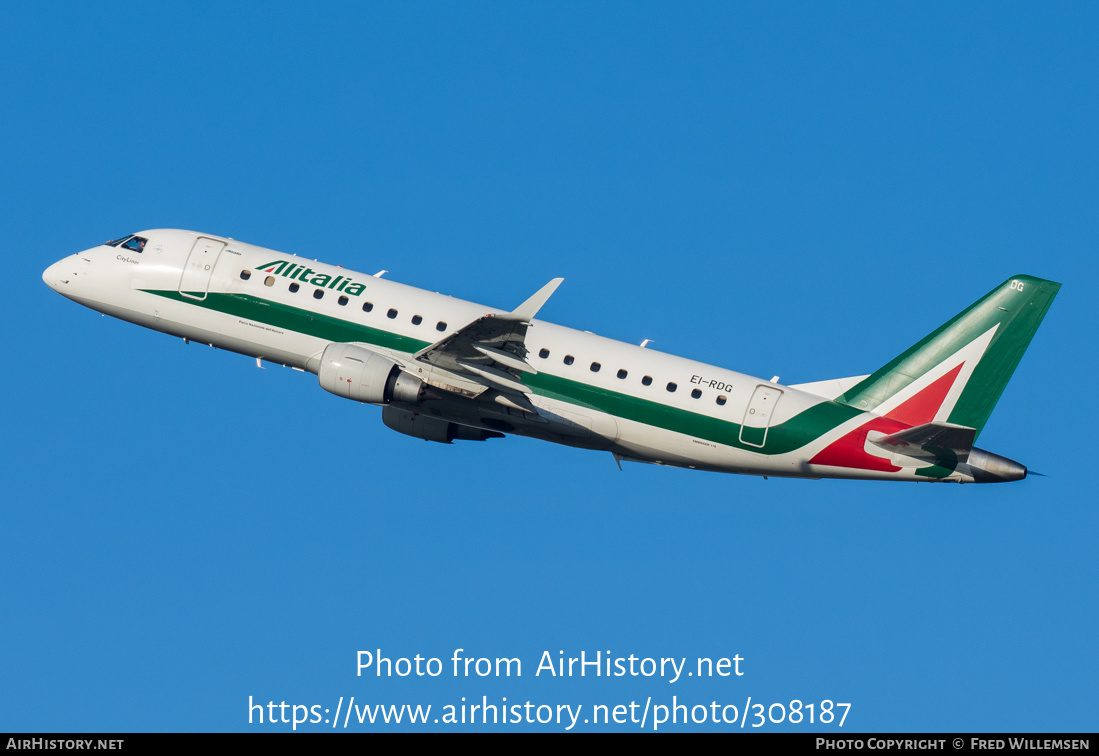 Aircraft Photo of EI-RDG | Embraer 175STD (ERJ-170-200STD) | Alitalia CityLiner | AirHistory.net #308187