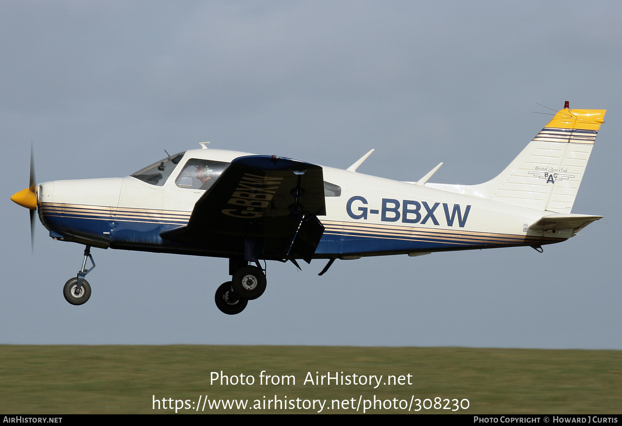 Aircraft Photo of G-BBXW | Piper PA-28-151 Cherokee Warrior | Bristol Aero Club | AirHistory.net #308230