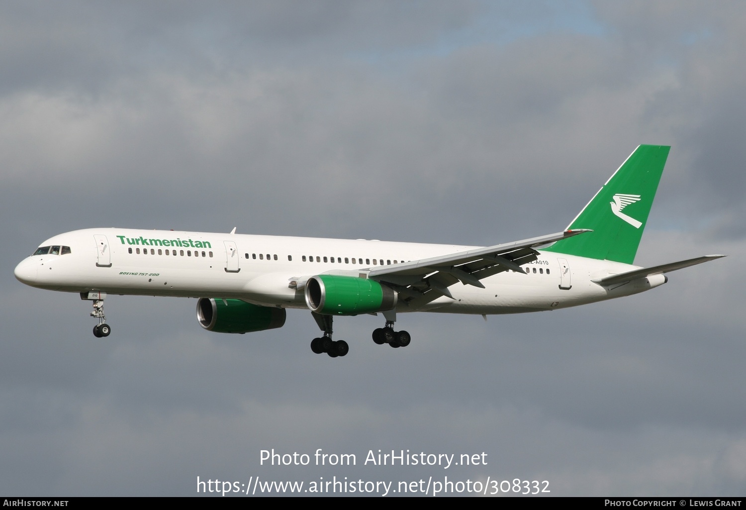 Aircraft Photo of EZ-A010 | Boeing 757-23A | Turkmenistan Airlines | AirHistory.net #308332