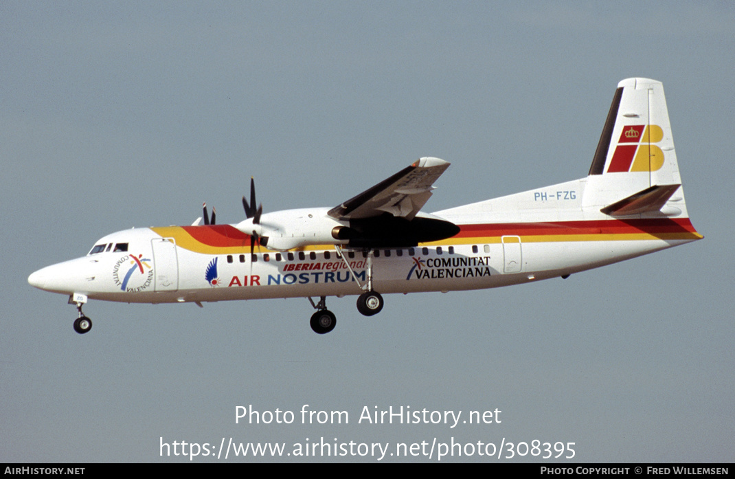 Aircraft Photo of PH-FZG | Fokker 50 | Iberia Regional | AirHistory.net #308395