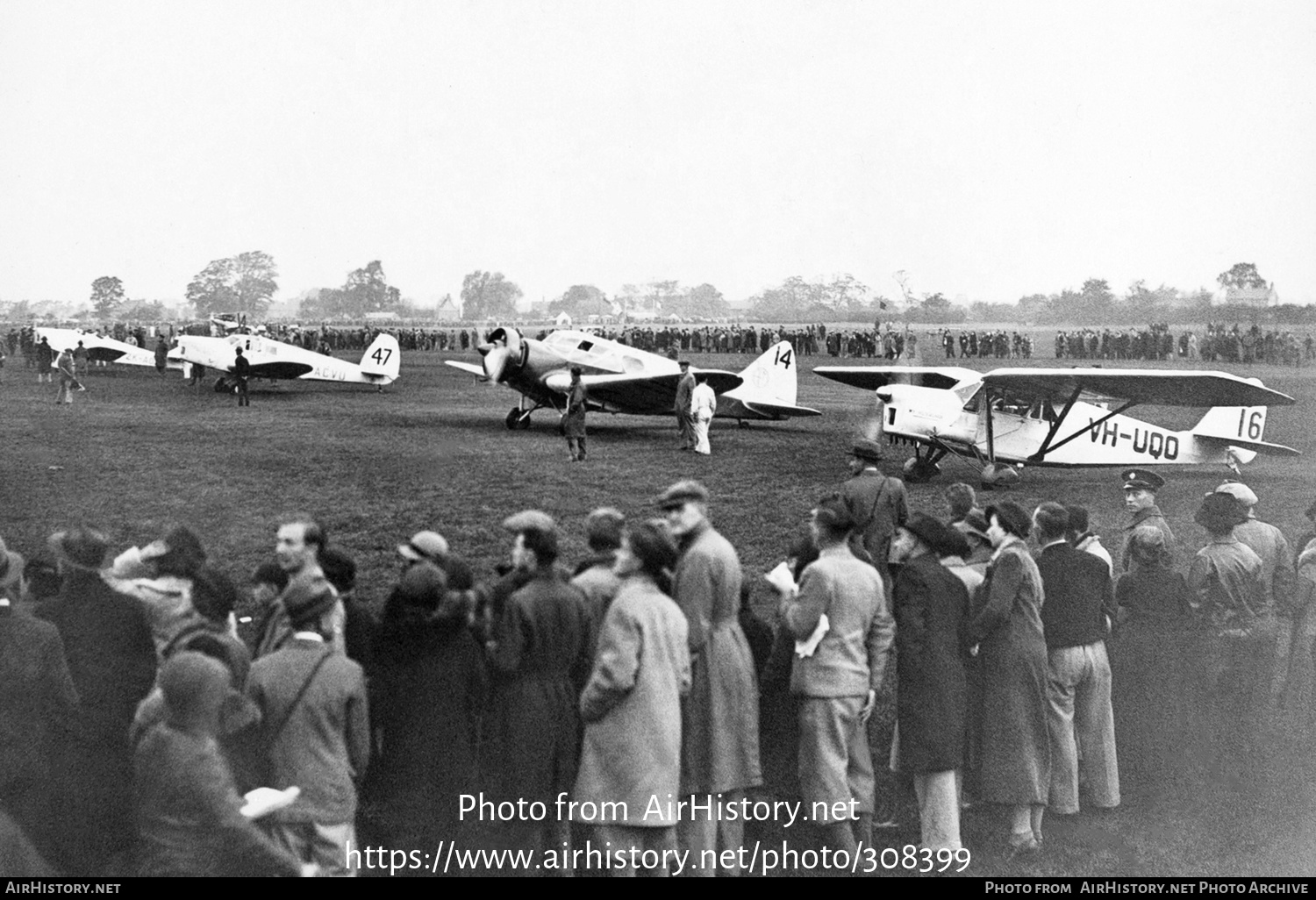 Aircraft Photo of VH-UQO | De Havilland D.H. 80A Puss Moth | AirHistory.net #308399