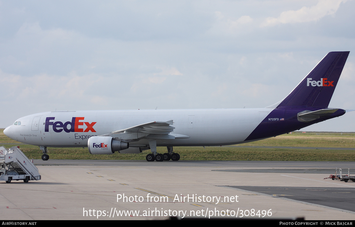 Aircraft Photo of N725FD | Airbus A300B4-622R | FedEx Express - Federal Express | AirHistory.net #308496