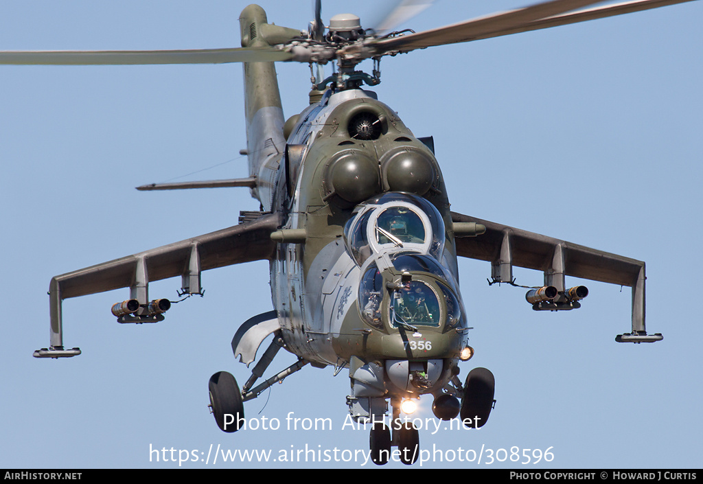 Aircraft Photo of 7356 | Mil Mi-24V | Czechia - Air Force | AirHistory.net #308596