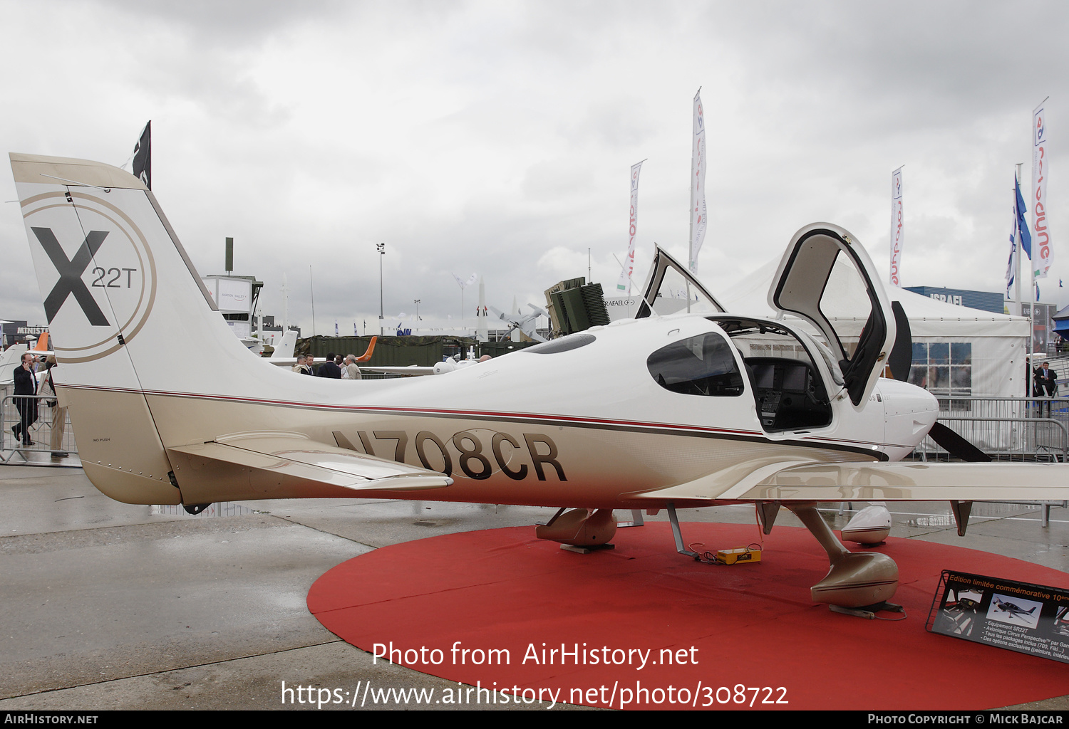 Aircraft Photo of N708CR | Cirrus SR-22T G3-X | AirHistory.net #308722