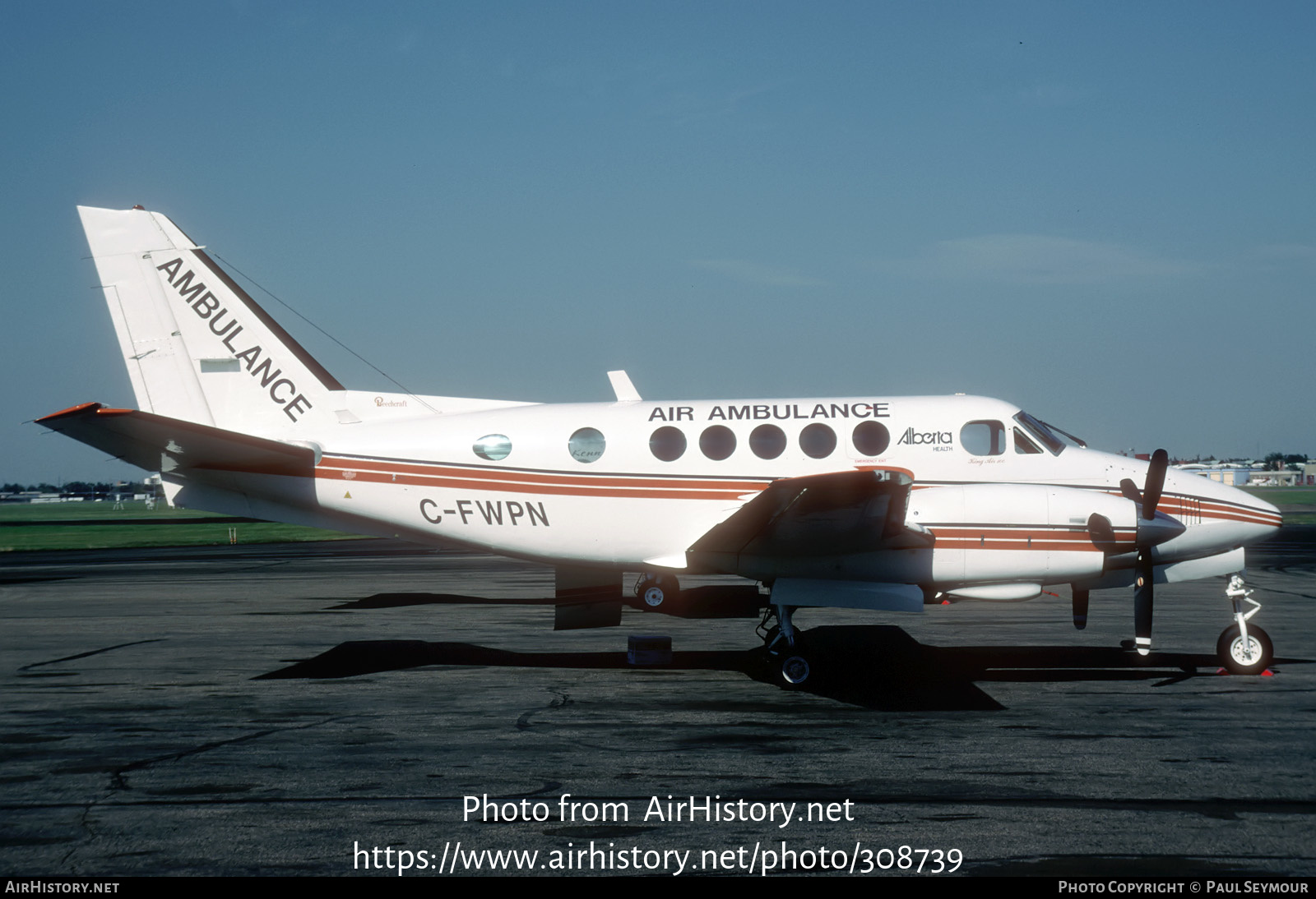 Aircraft Photo of C-FWPN | Beech 100 King Air | Alberta Health Services | AirHistory.net #308739