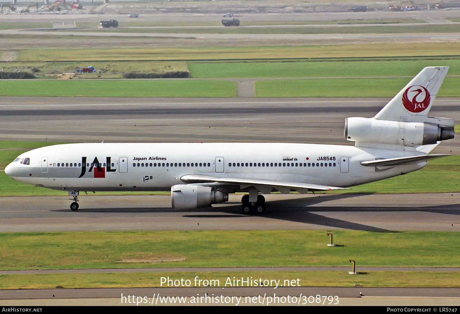 Aircraft Photo of JA8548 | McDonnell Douglas DC-10-40 | Japan Airlines - JAL | AirHistory.net #308793