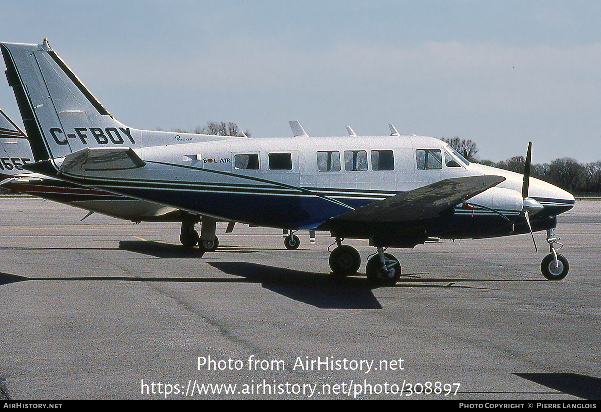 Aircraft Photo of C-FBOY | Beech A65 Queen Air | Sol Air Charters | AirHistory.net #308897