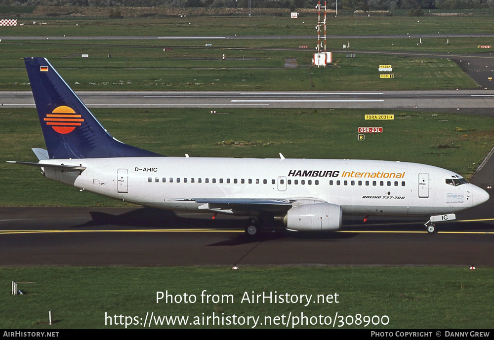 Aircraft Photo of D-AHIC | Boeing 737-7BK | Hamburg International | AirHistory.net #308900