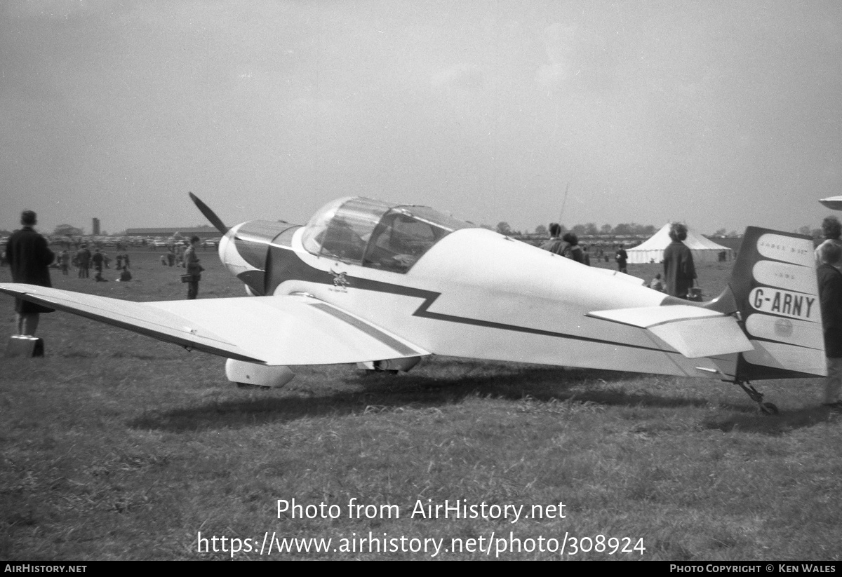 Aircraft Photo of G-ARNY | SAN Jodel D-117 | The Tiger Club | AirHistory.net #308924