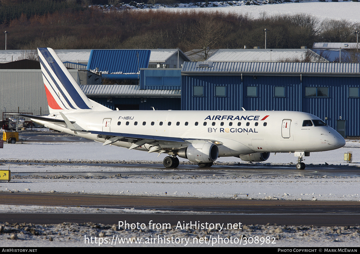 Aircraft Photo of F-HBXJ | Embraer 170STD (ERJ-170-100STD) | Air France | AirHistory.net #308982