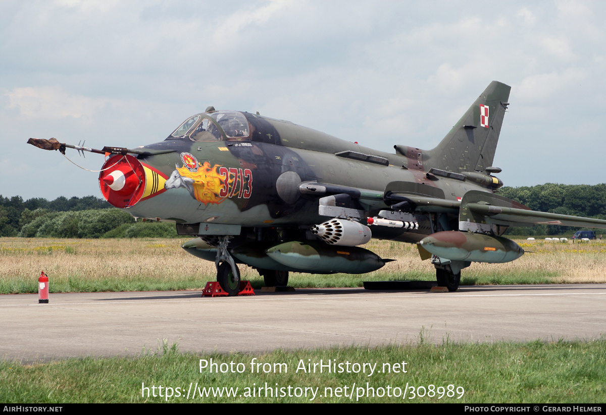 Aircraft Photo of 3713 | Sukhoi Su-22M4 | Poland - Air Force | AirHistory.net #308989