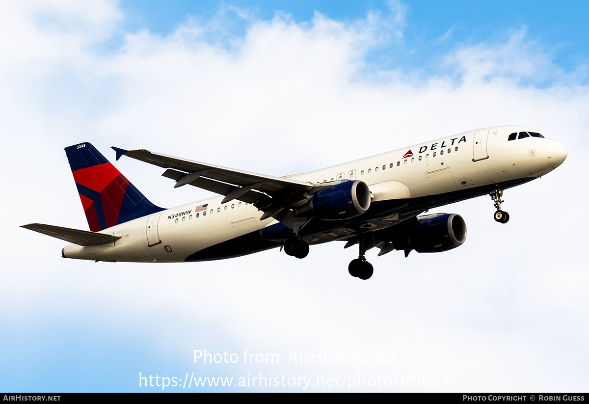 Aircraft Photo of N348NW | Airbus A320-212 | Delta Air Lines | AirHistory.net #309015