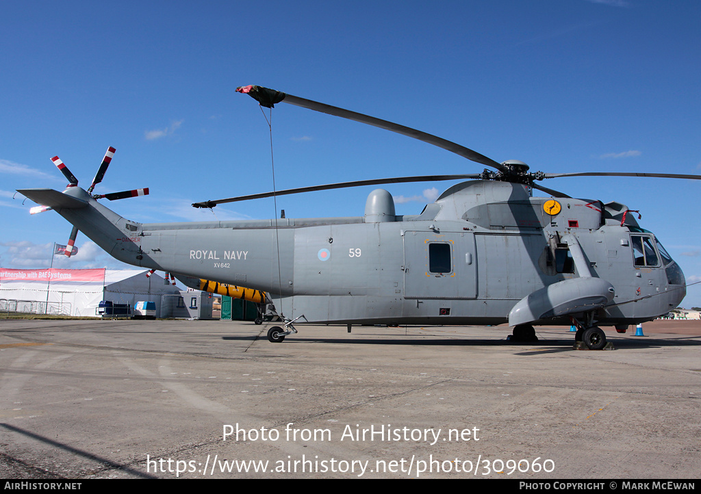 Aircraft Photo of XV642 | Westland WS-61 Sea King HAS2A | UK - Navy | AirHistory.net #309060