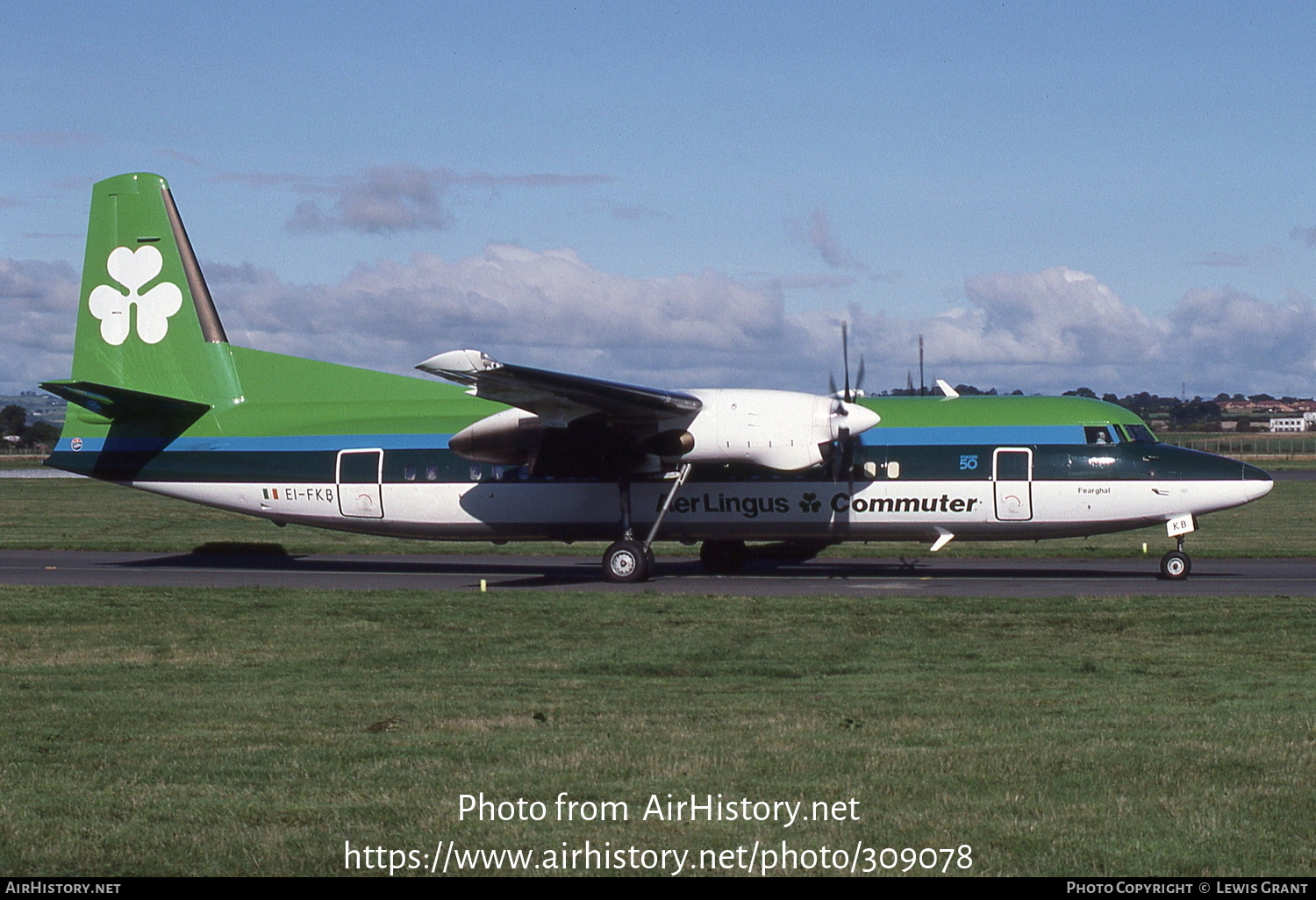 Aircraft Photo of EI-FKB | Fokker 50 | Aer Lingus Commuter | AirHistory.net #309078