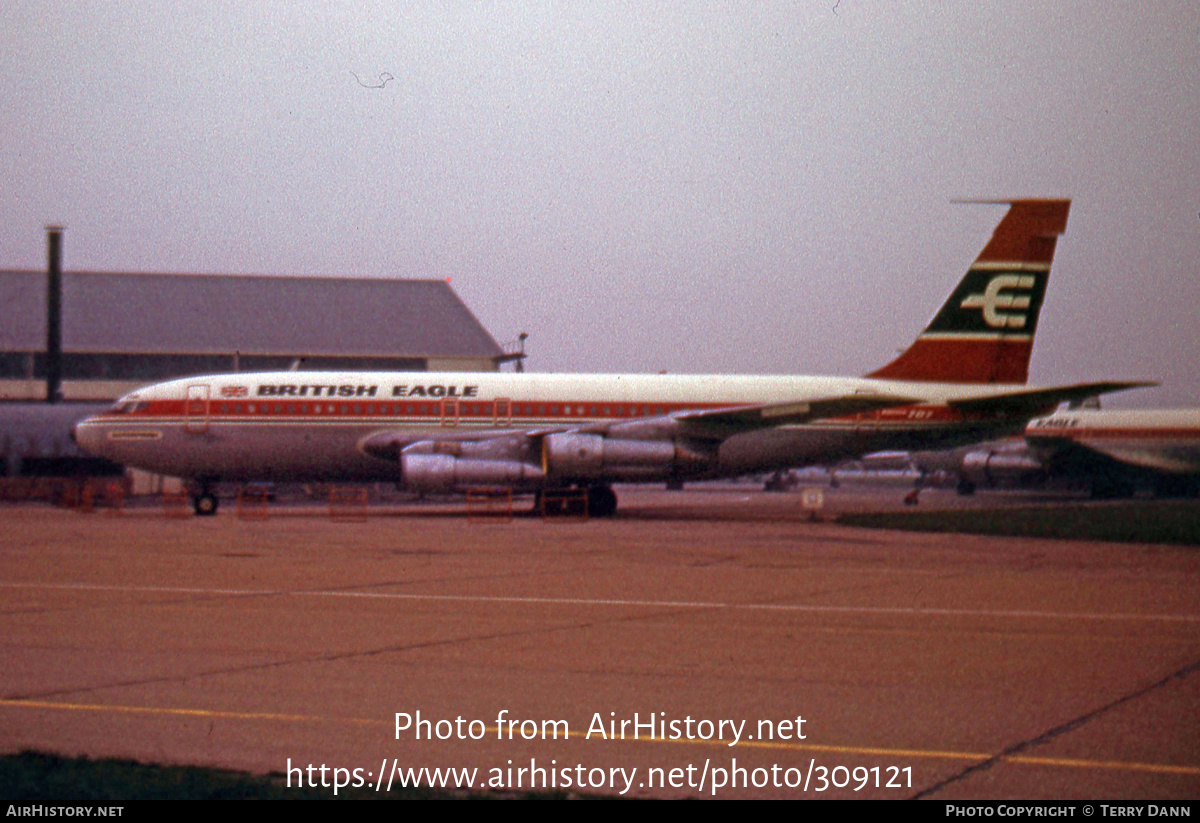 Aircraft Photo of G-AVZZ | Boeing 707-138B | British Eagle International Airlines | AirHistory.net #309121