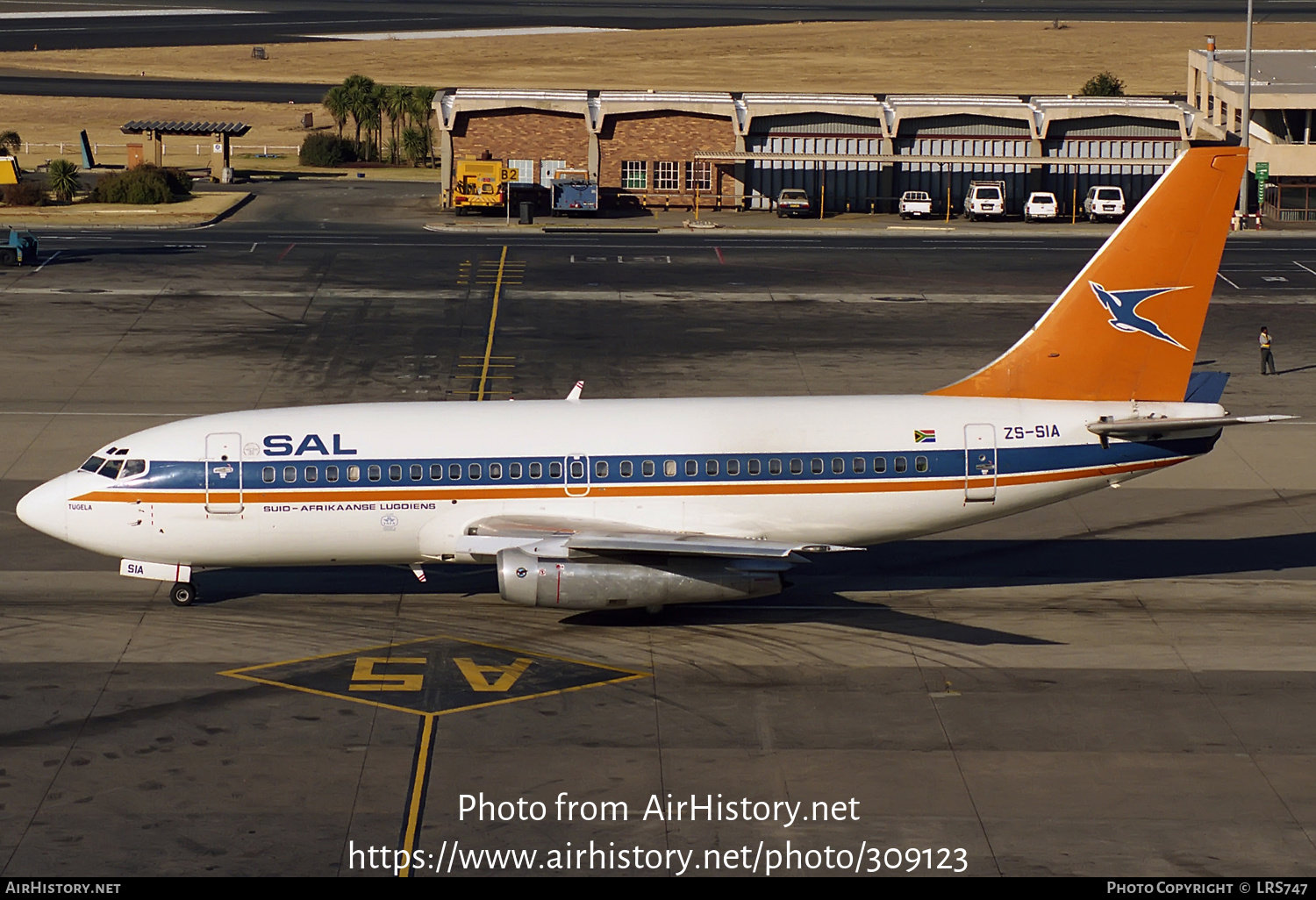 Aircraft Photo of ZS-SIA | Boeing 737-244/Adv | South African Airways - Suid-Afrikaanse Lugdiens | AirHistory.net #309123