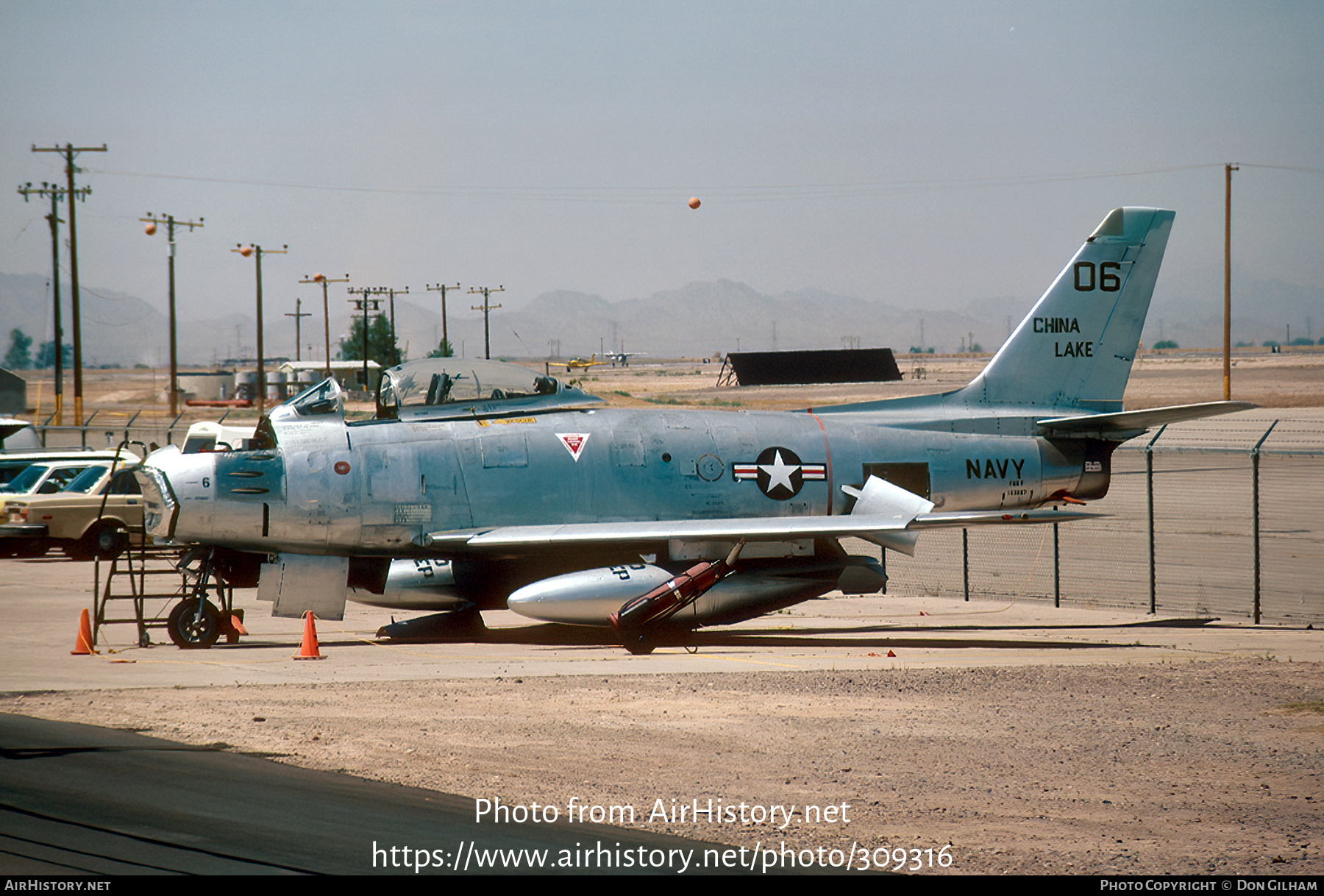 Aircraft Photo of 55-3883 / 53883 | North American QF-86F Sabre | USA - Navy | AirHistory.net #309316