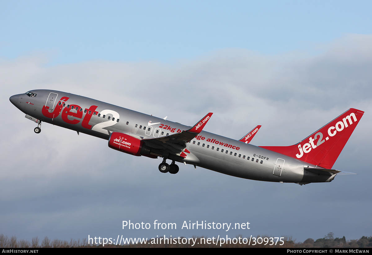 Aircraft Photo of G-GDFR | Boeing 737-8Z9 | Jet2 | AirHistory.net #309375