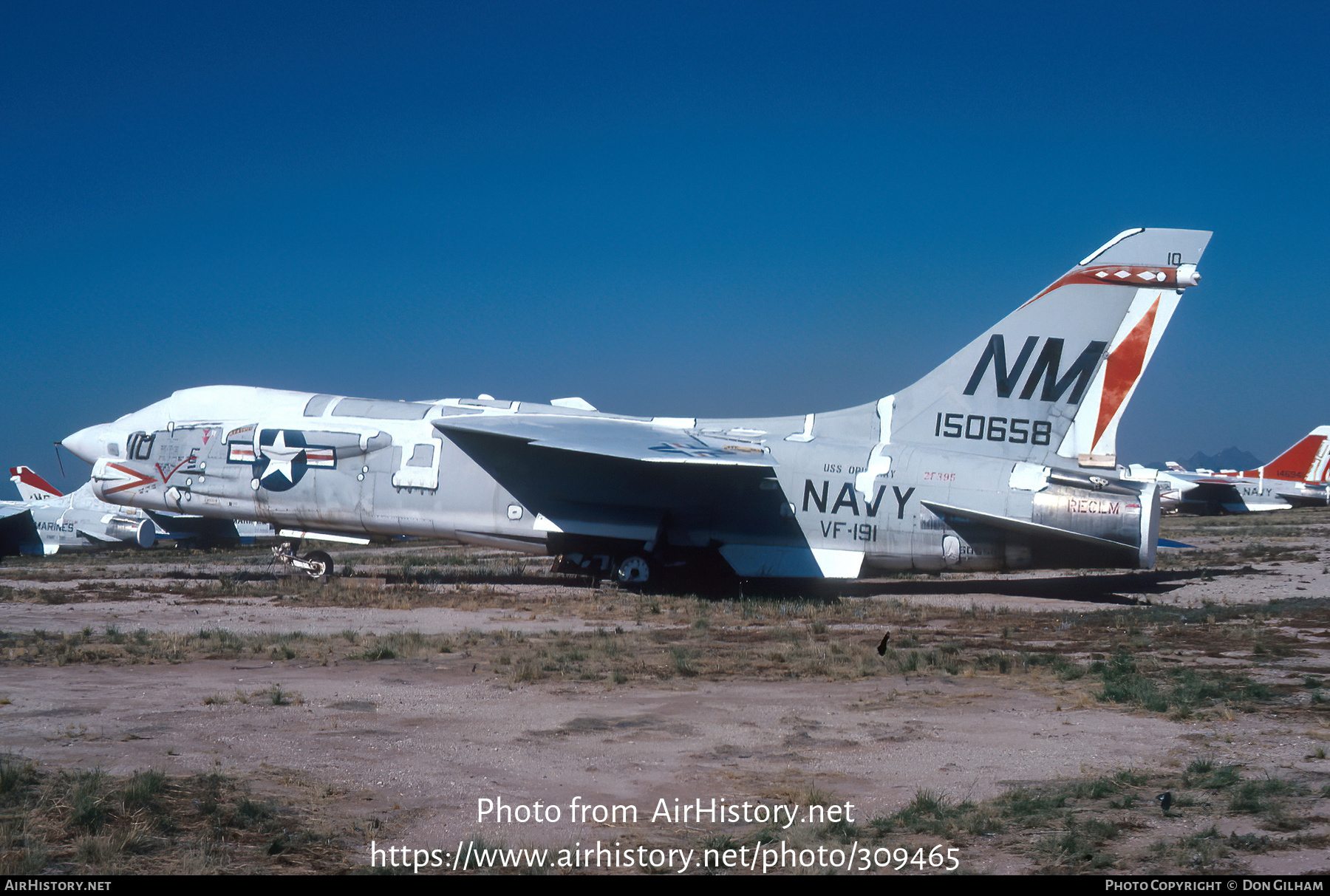 Aircraft Photo of 150658 | Vought F-8J Crusader | USA - Navy | AirHistory.net #309465