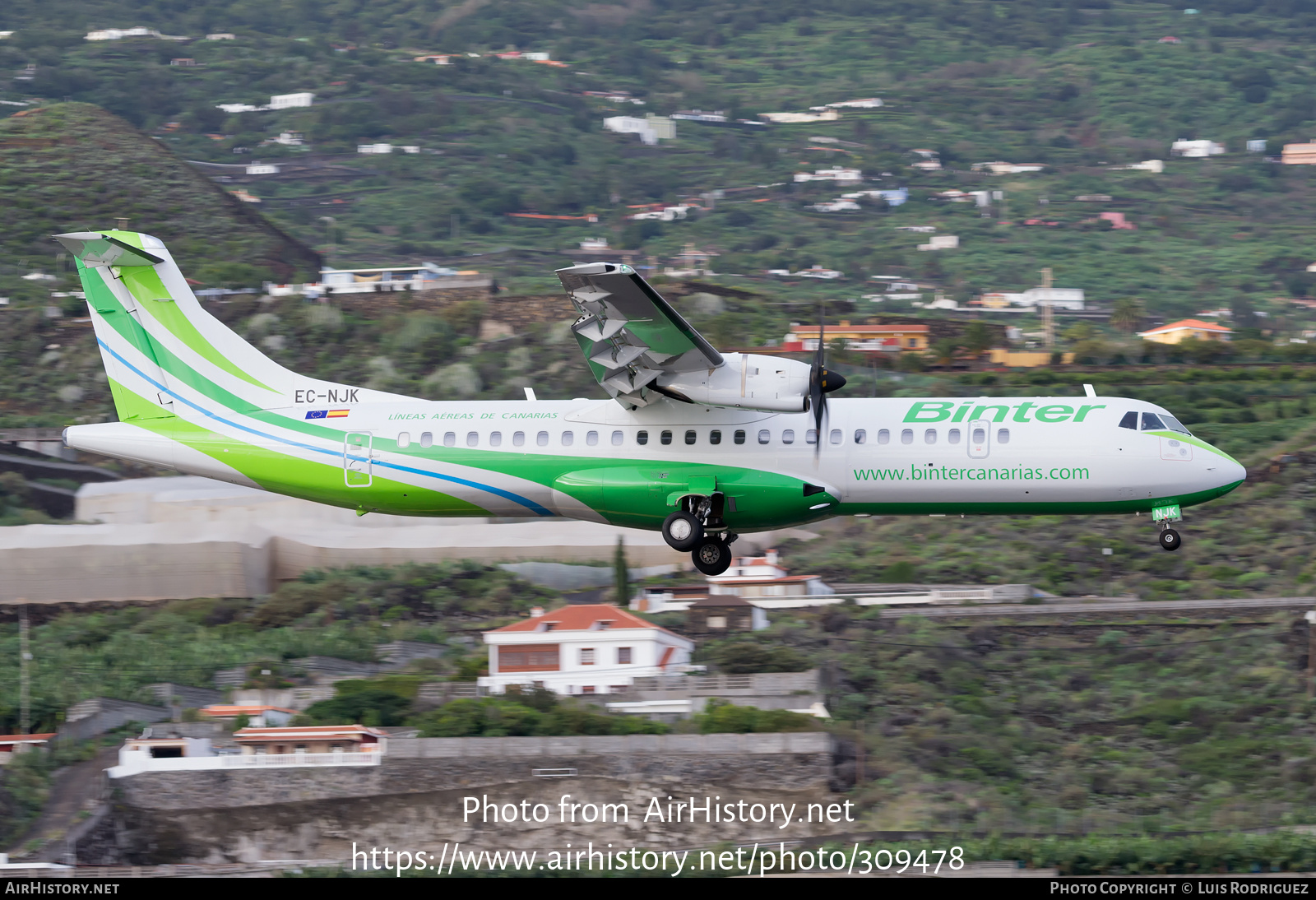 Aircraft Photo of EC-NJK | ATR ATR-72-600 (ATR-72-212A) | Binter Canarias | AirHistory.net #309478