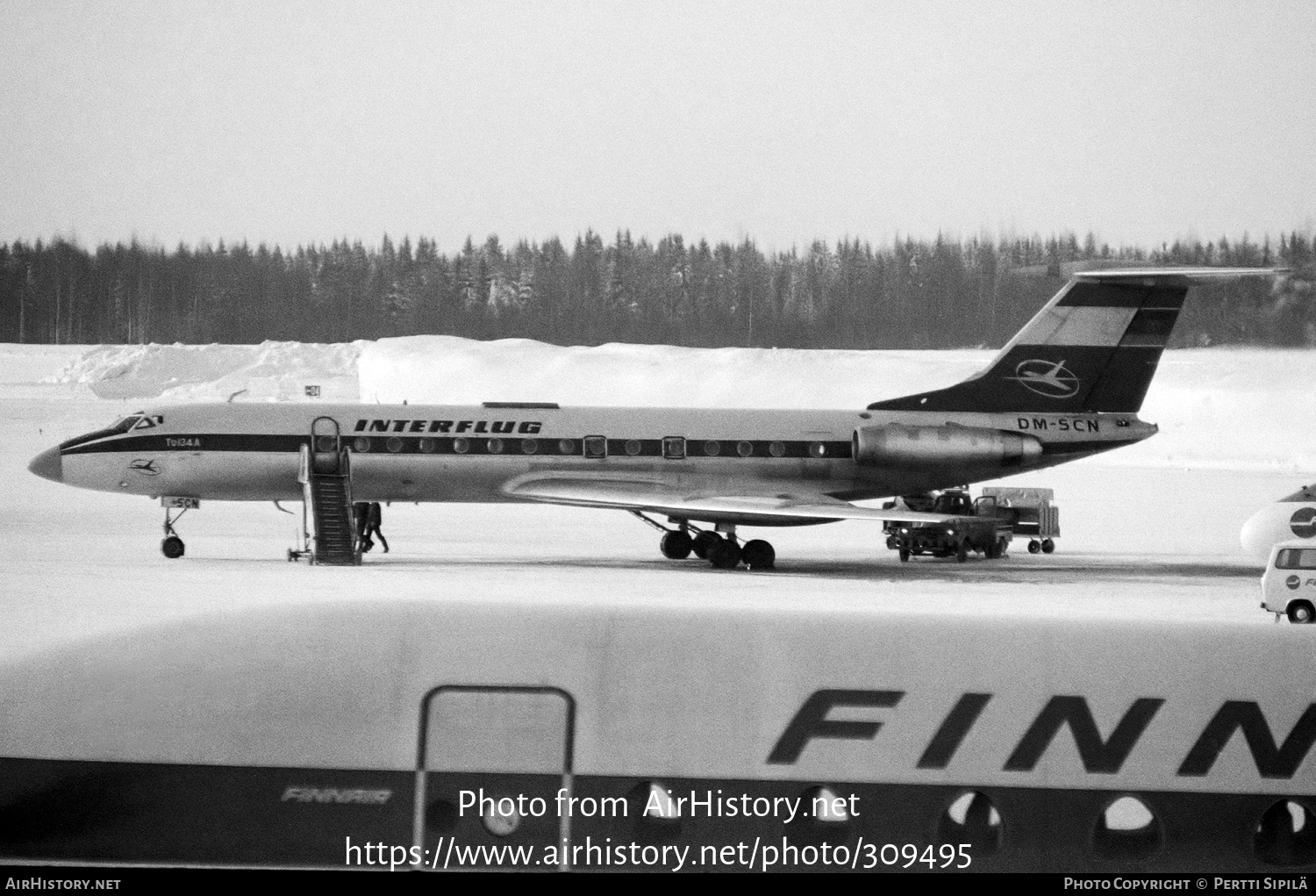 Aircraft Photo of DM-SCN | Tupolev Tu-134AK | Interflug | AirHistory.net #309495