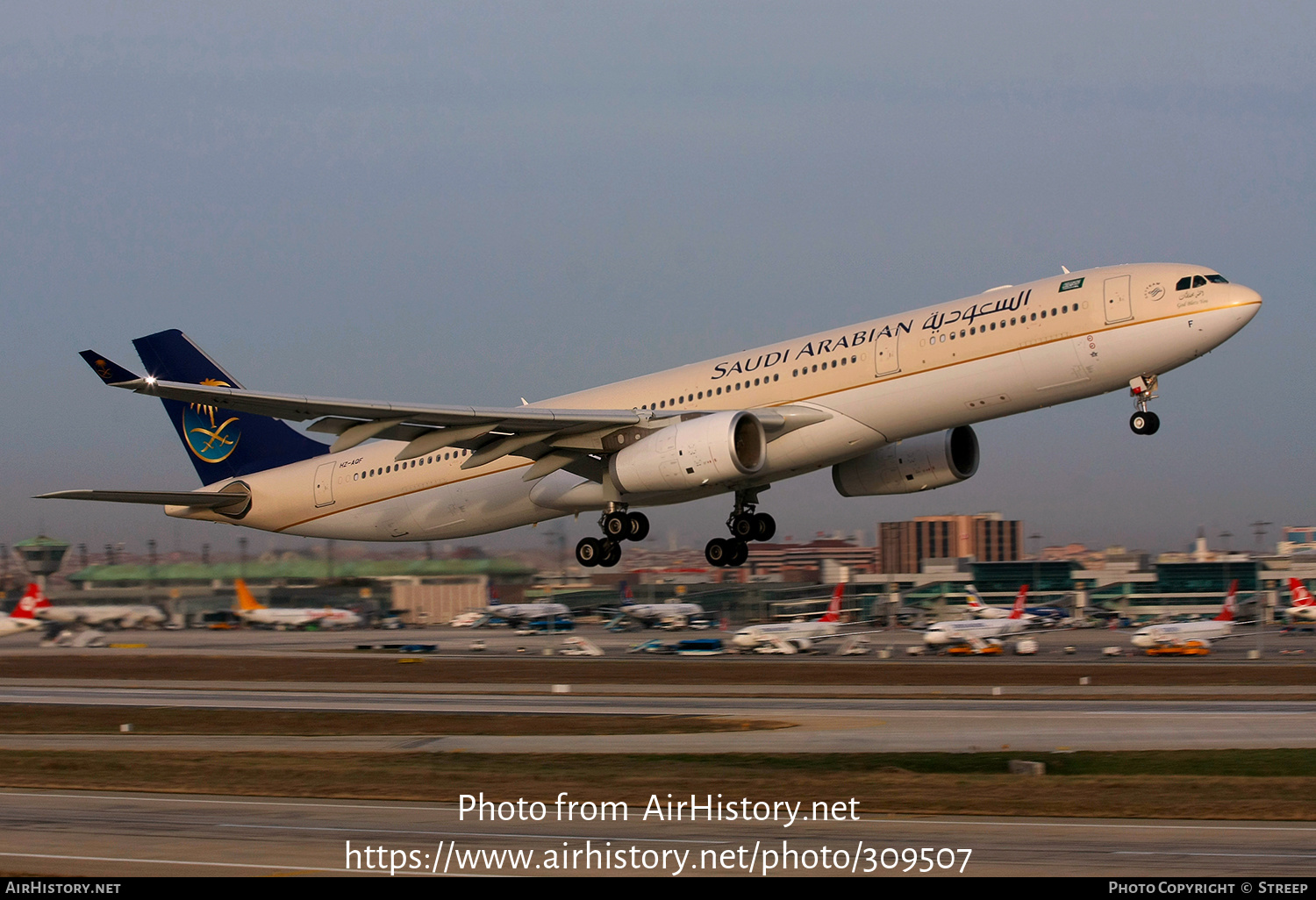 Aircraft Photo of HZ-AQF | Airbus A330-343 | Saudi Arabian Airlines | AirHistory.net #309507