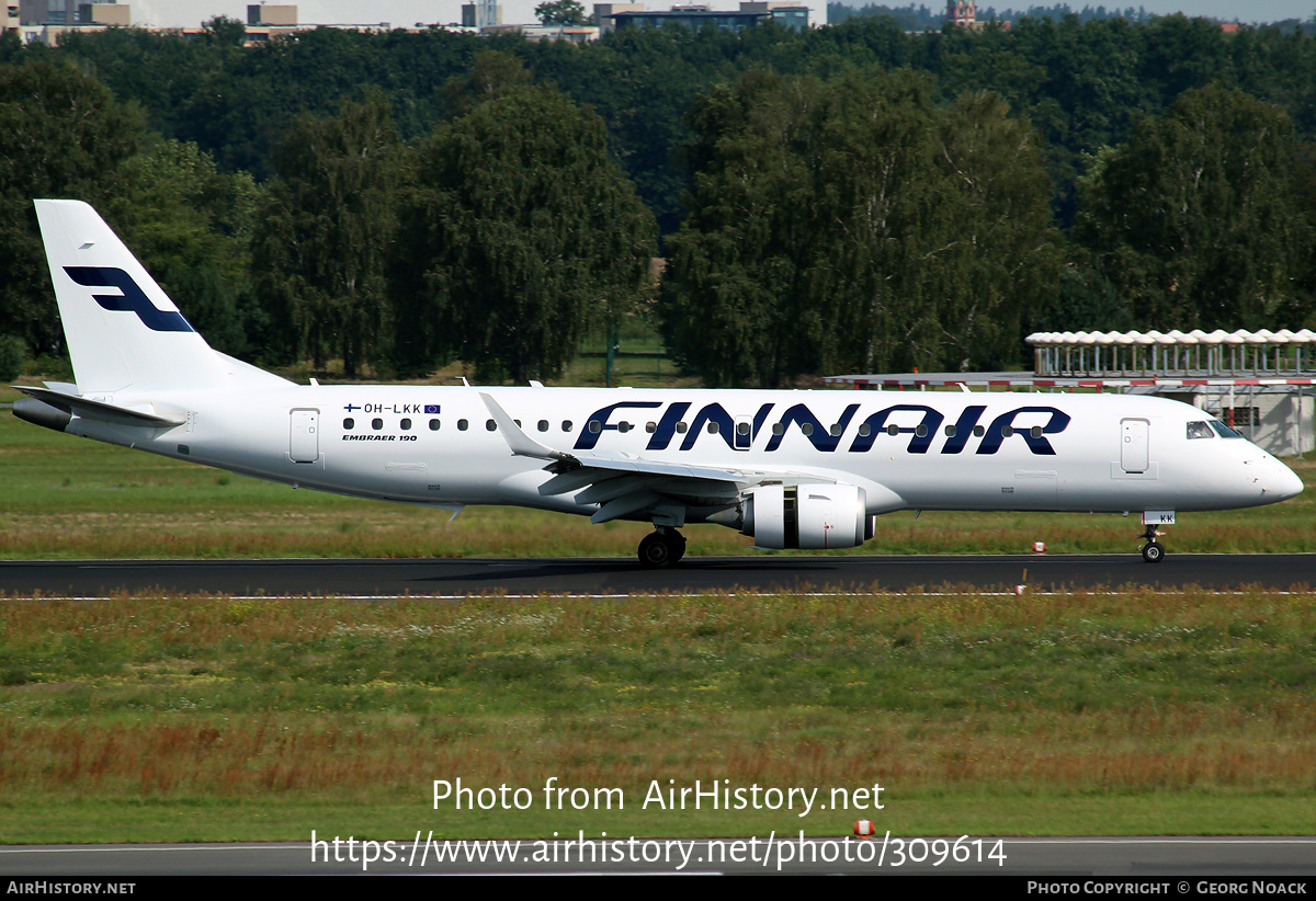 Aircraft Photo of OH-LKK | Embraer 190LR (ERJ-190-100LR) | Finnair | AirHistory.net #309614