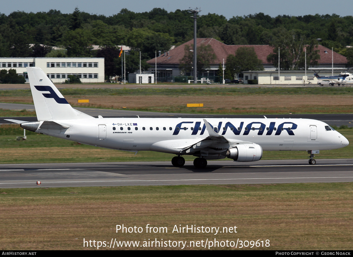 Aircraft Photo of OH-LKE | Embraer 190LR (ERJ-190-100LR) | Finnair | AirHistory.net #309618