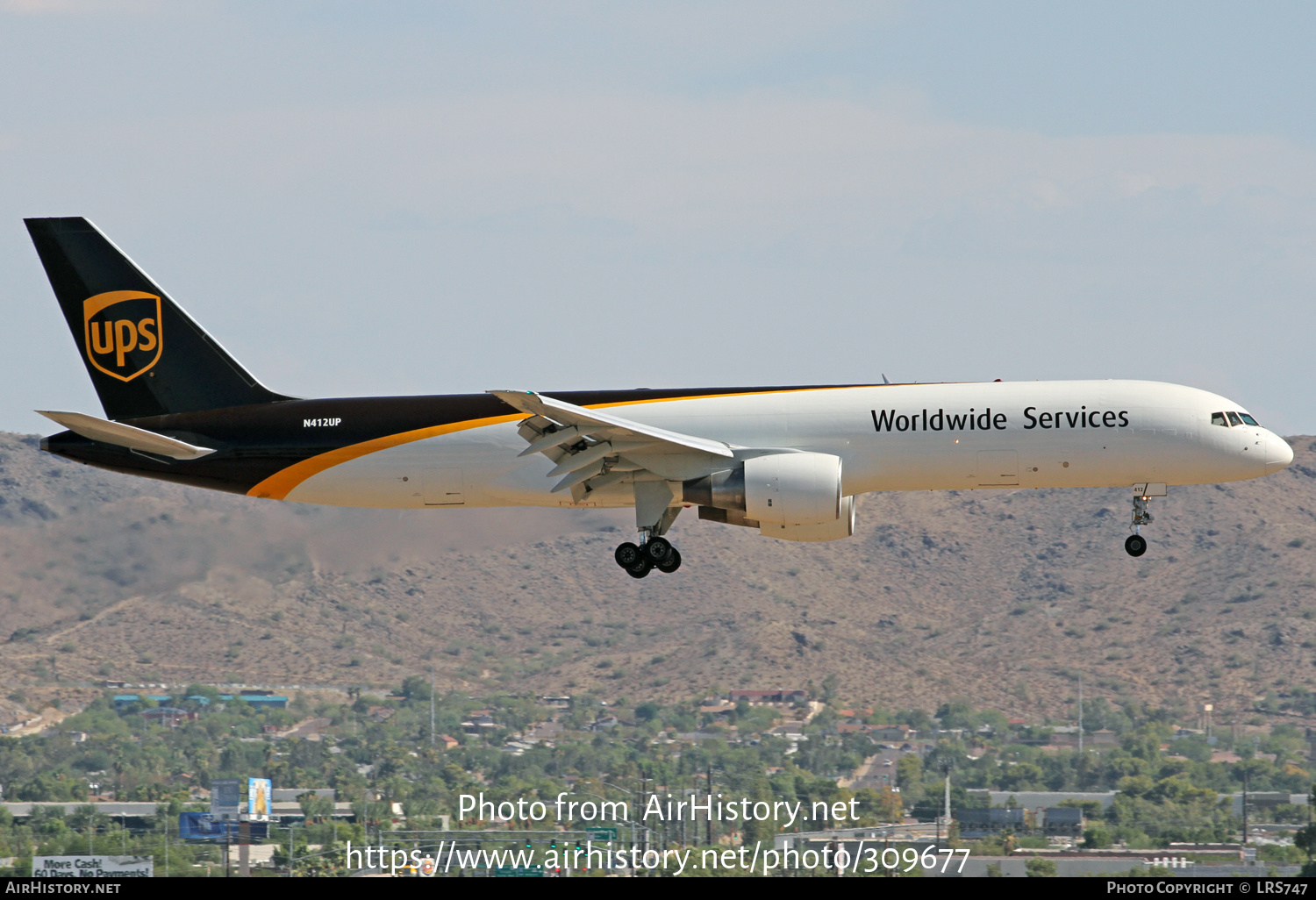 Aircraft Photo of N412UP | Boeing 757-24APF | United Parcel Service - UPS | AirHistory.net #309677