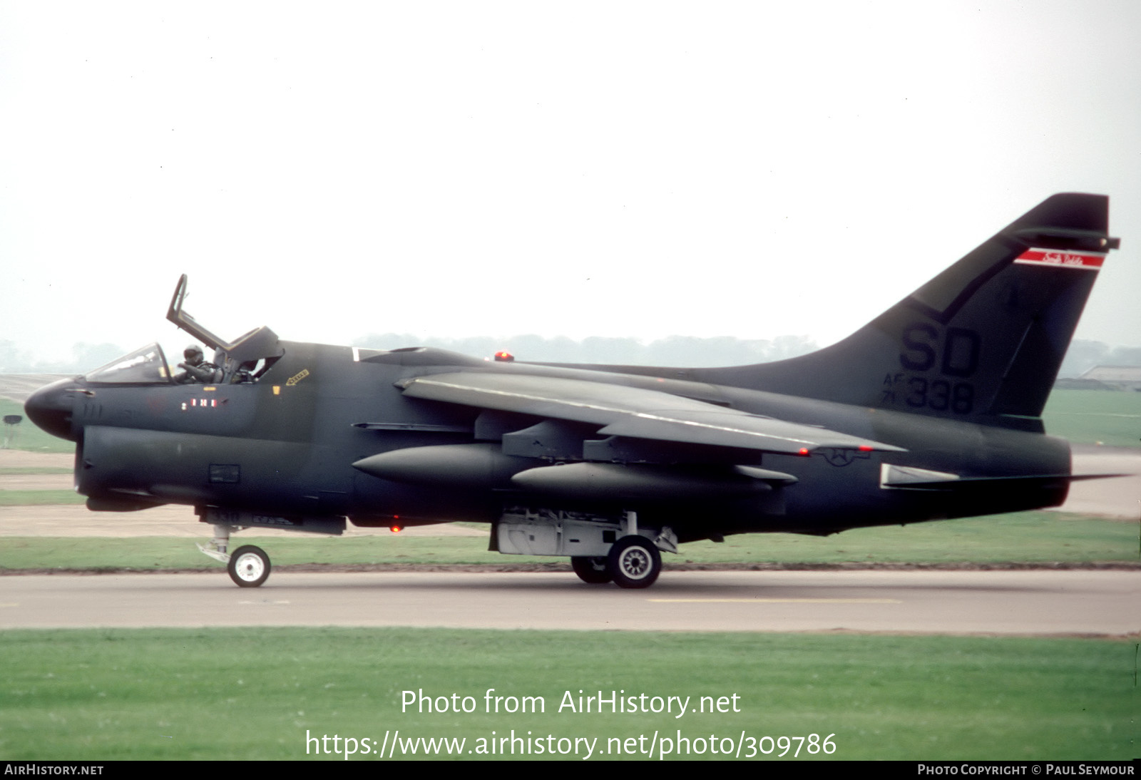 Aircraft Photo of 71-0338 / AF71-338 | LTV A-7D Corsair II | USA - Air Force | AirHistory.net #309786