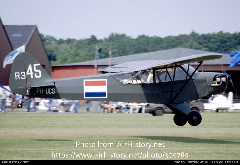 Aircraft Photo of PH-UCS / R3-45 | Piper L-4J Cub (J-3C-65D) | Netherlands East Indies - Air Force | AirHistory.net #309789