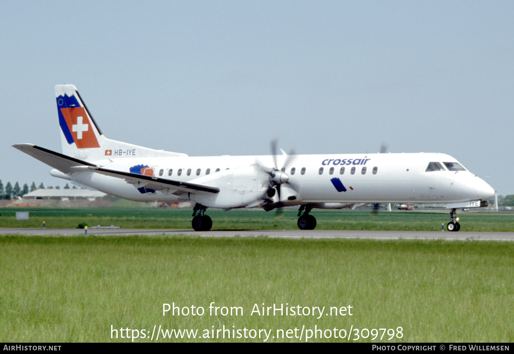 Aircraft Photo of HB-IYE | Saab 2000 | Crossair | AirHistory.net #309798