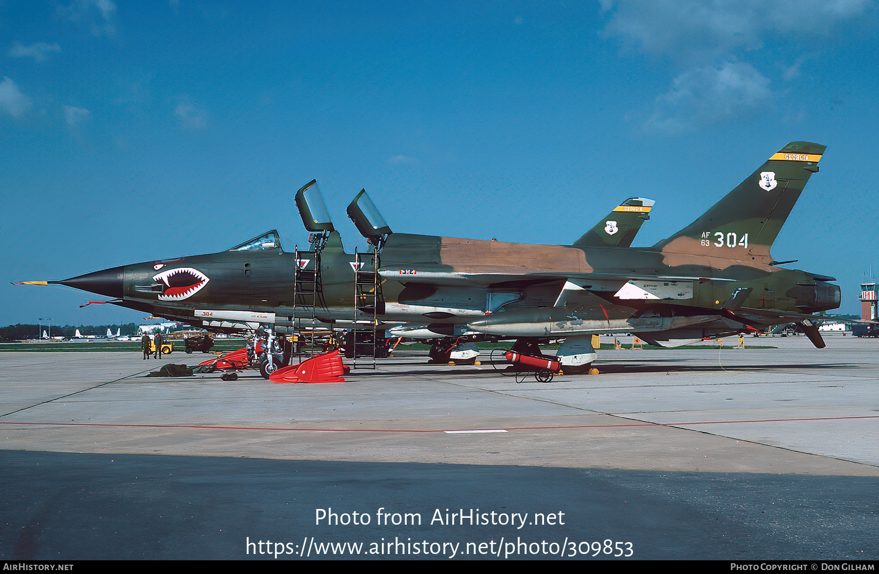 Aircraft Photo of 63-8304 / AF63-304 | Republic F-105G Thunderchief | USA - Air Force | AirHistory.net #309853