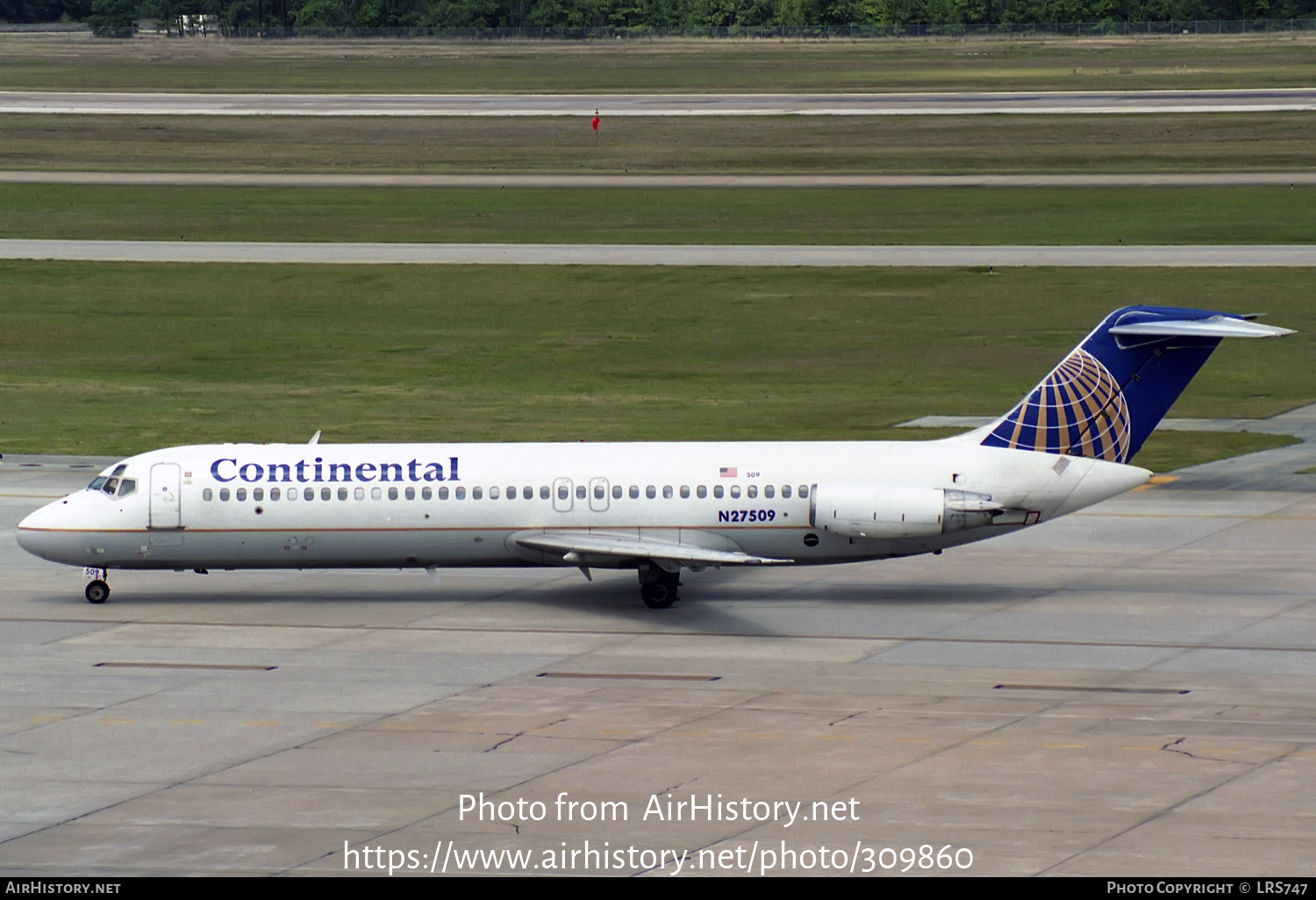 Aircraft Photo of N27509 | McDonnell Douglas DC-9-32 | Continental Airlines | AirHistory.net #309860