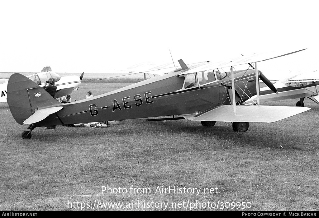 Aircraft Photo of G-AESE | De Havilland D.H. 87B Hornet Moth | AirHistory.net #309950