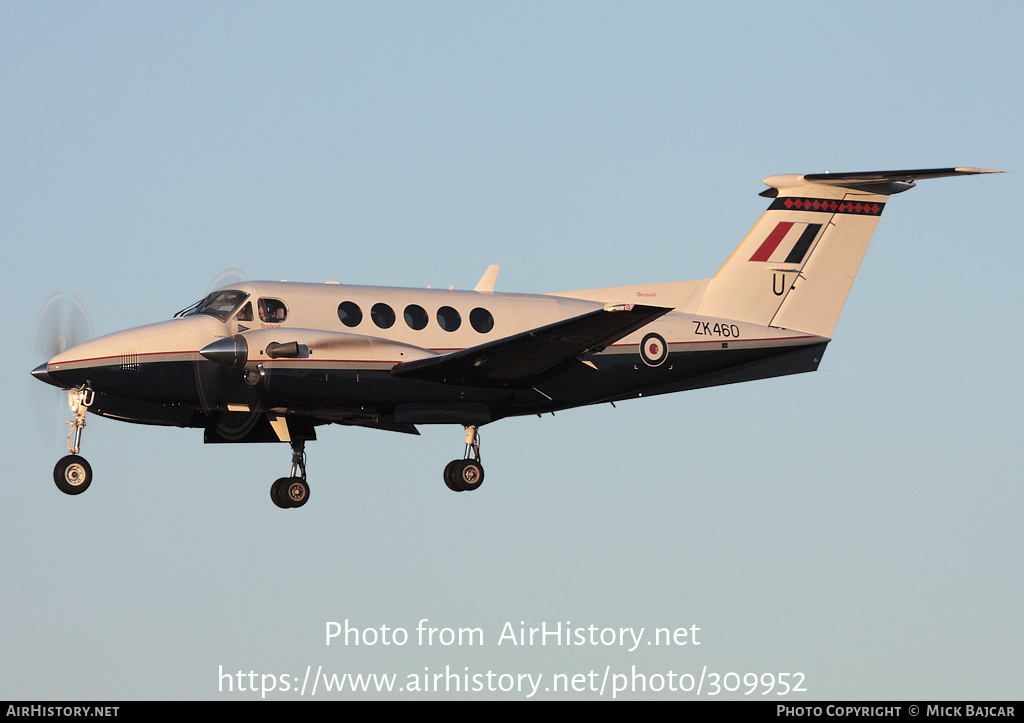 Aircraft Photo of ZK460 | Hawker Beechcraft B200GT King Air | UK - Air Force | AirHistory.net #309952