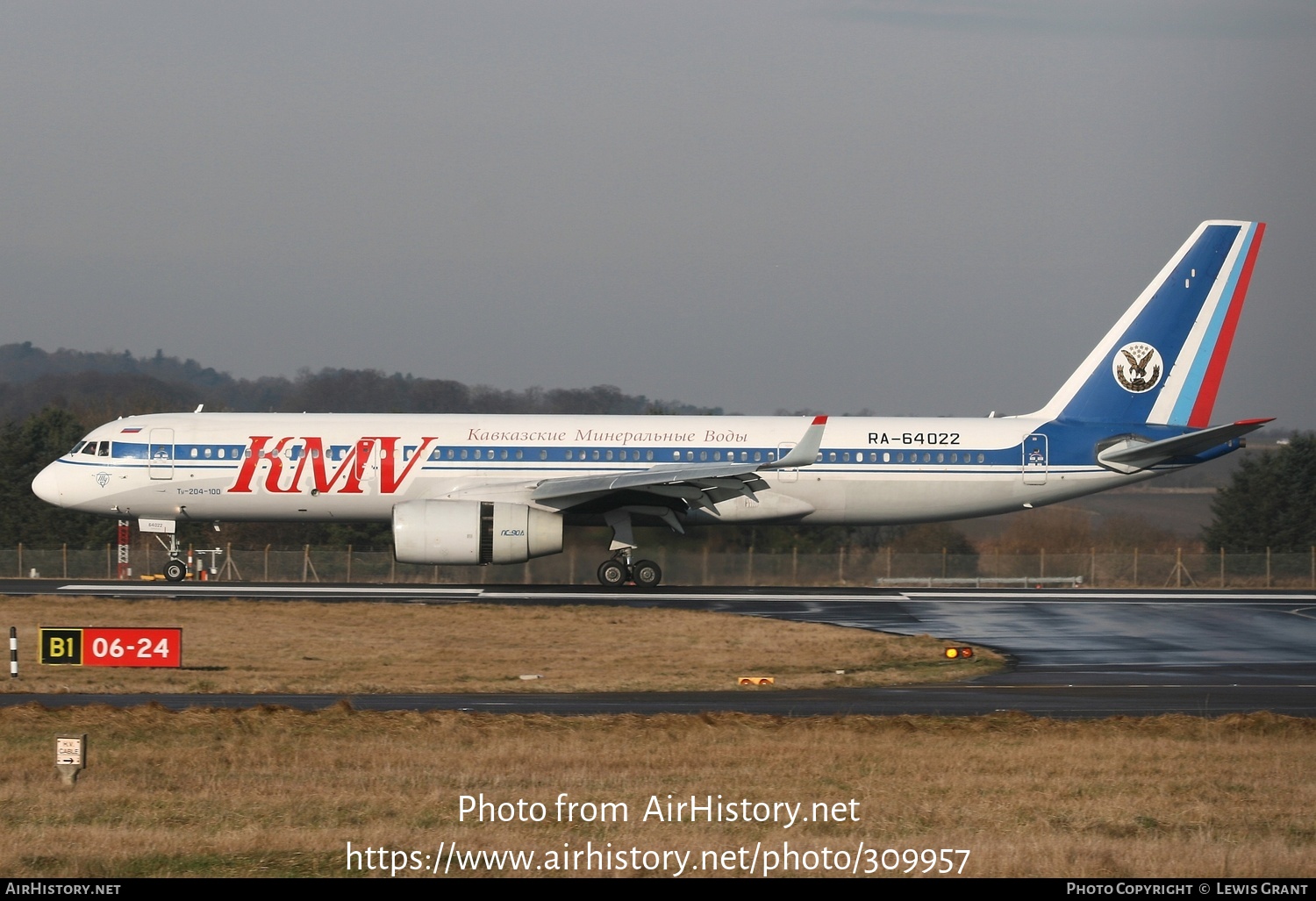 Aircraft Photo of RA-64022 | Tupolev Tu-204-100 | KMV - Kavkazskie Mineralnye Vody | AirHistory.net #309957