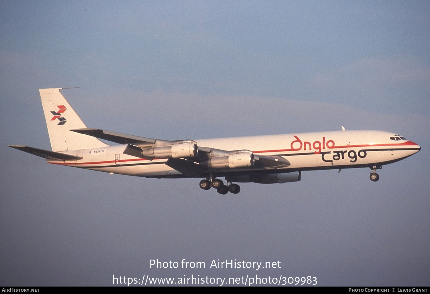 Aircraft Photo of G-EOCO | Boeing 707-338C | Anglo Cargo | AirHistory.net #309983