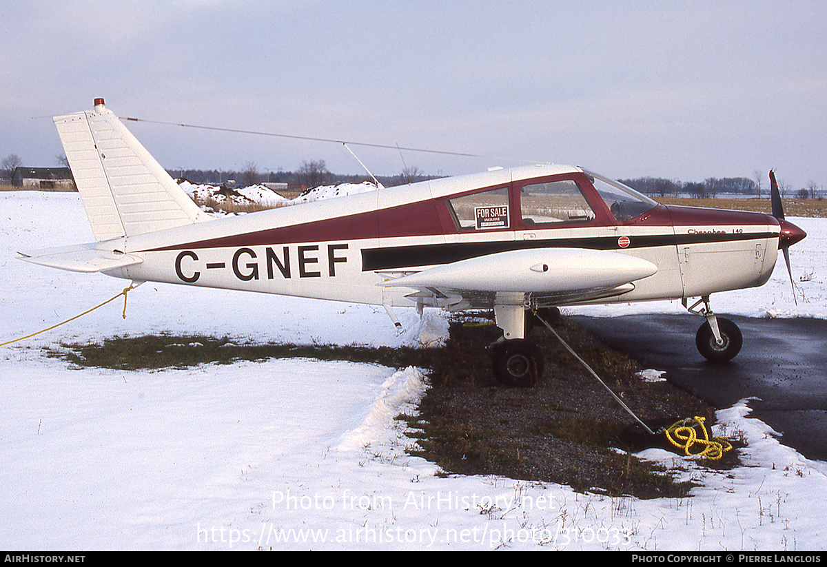 Aircraft Photo of C-GNEF | Piper PA-28-140 Cherokee | AirHistory.net #310033