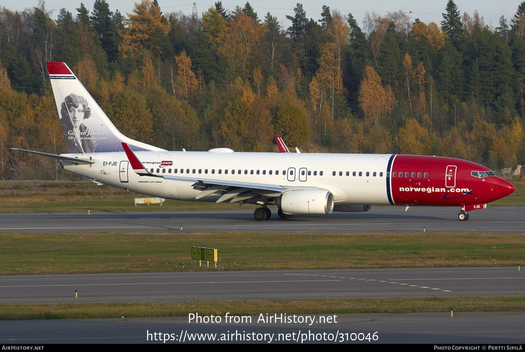 Aircraft Photo of EI-FJE | Boeing 737-8JP | Norwegian | AirHistory.net #310046