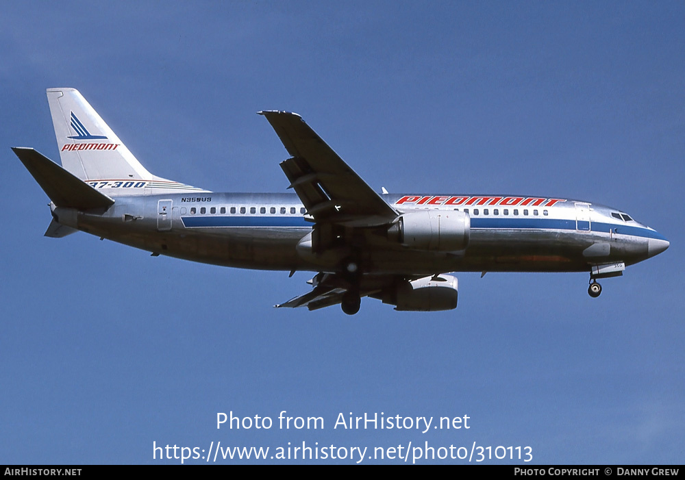 Aircraft Photo of N359US | Boeing 737-301 | Piedmont Airlines | AirHistory.net #310113